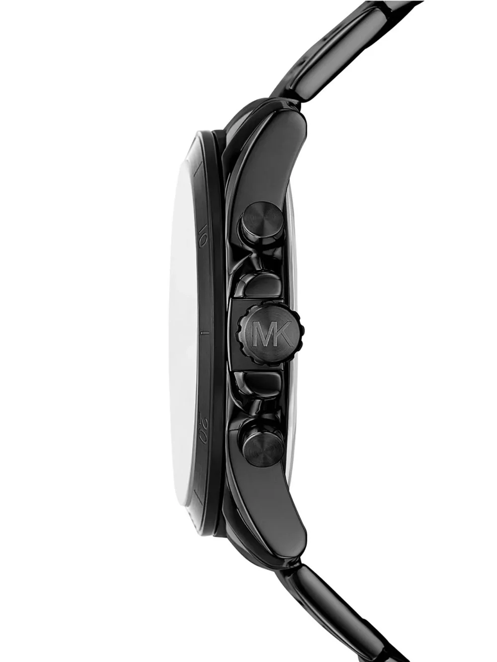 Michael Kors Alek Chronograph Black Stainless Steel Watch 44mm